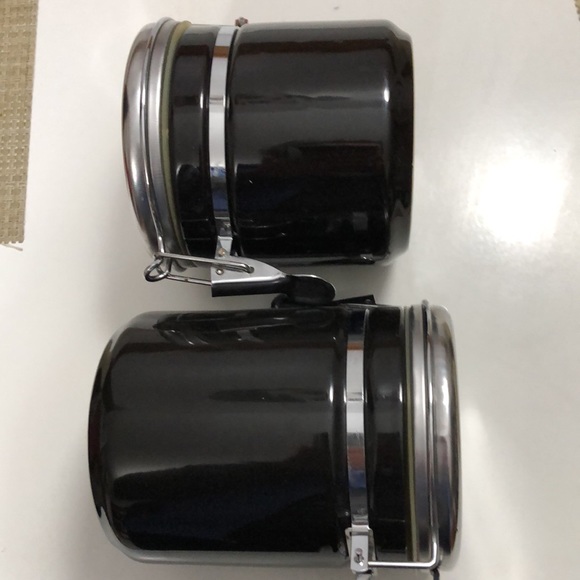 VTG Set of 2 Home Collection Anchor Hocking Canisters - Picture 9 of 9